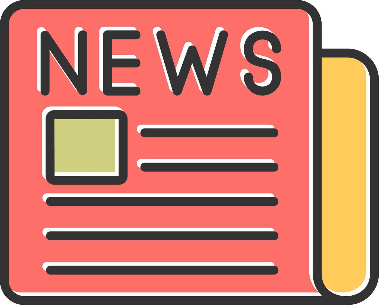 Newspaper Vector Icon