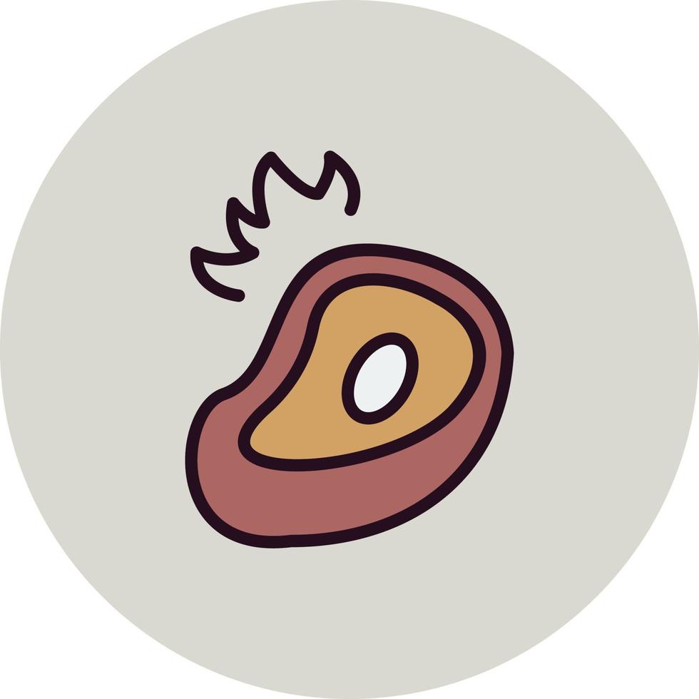 Steak Vector Icon