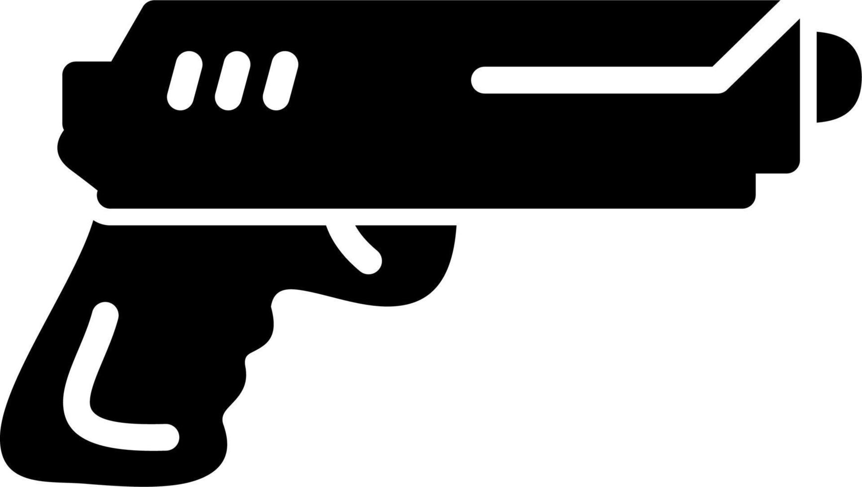 icono de vector de pistola