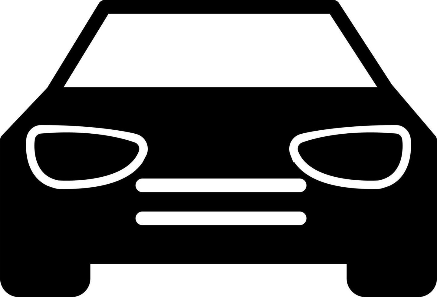 icono de vector de coche