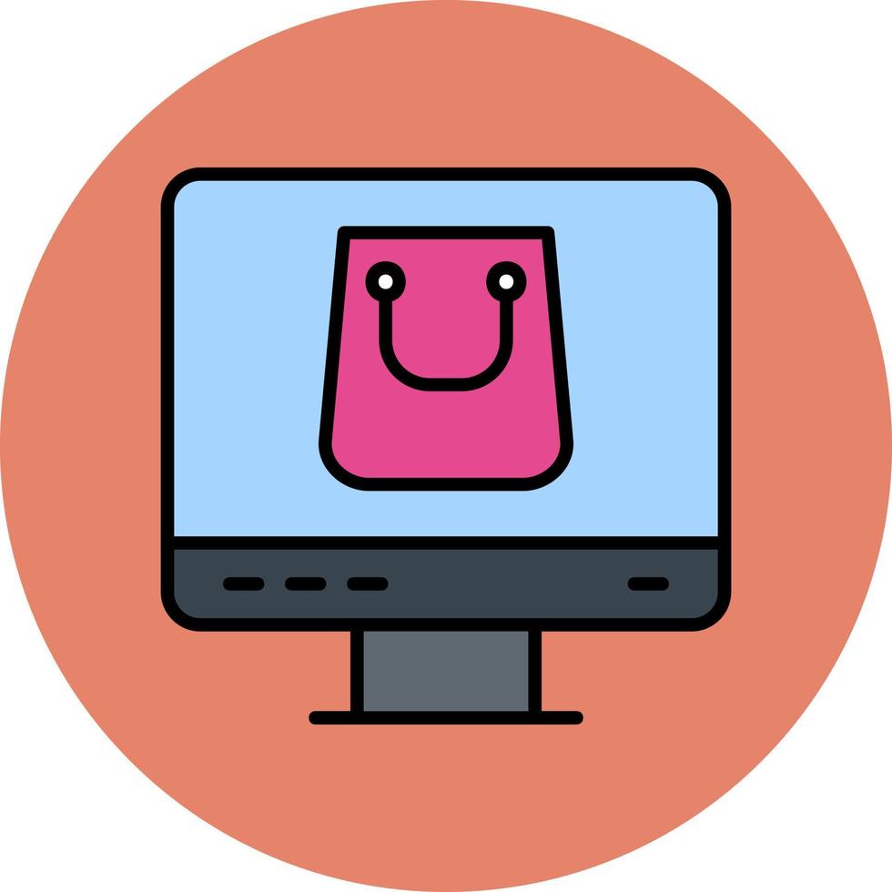 Online Shopping Vector Icon