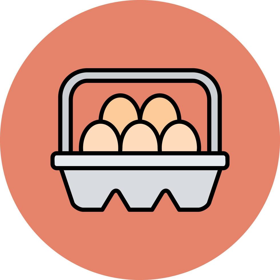 Egg Carton Vector Icon