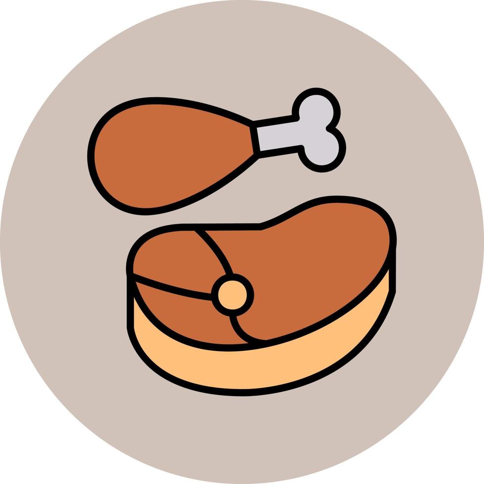 Meat Vector Icon