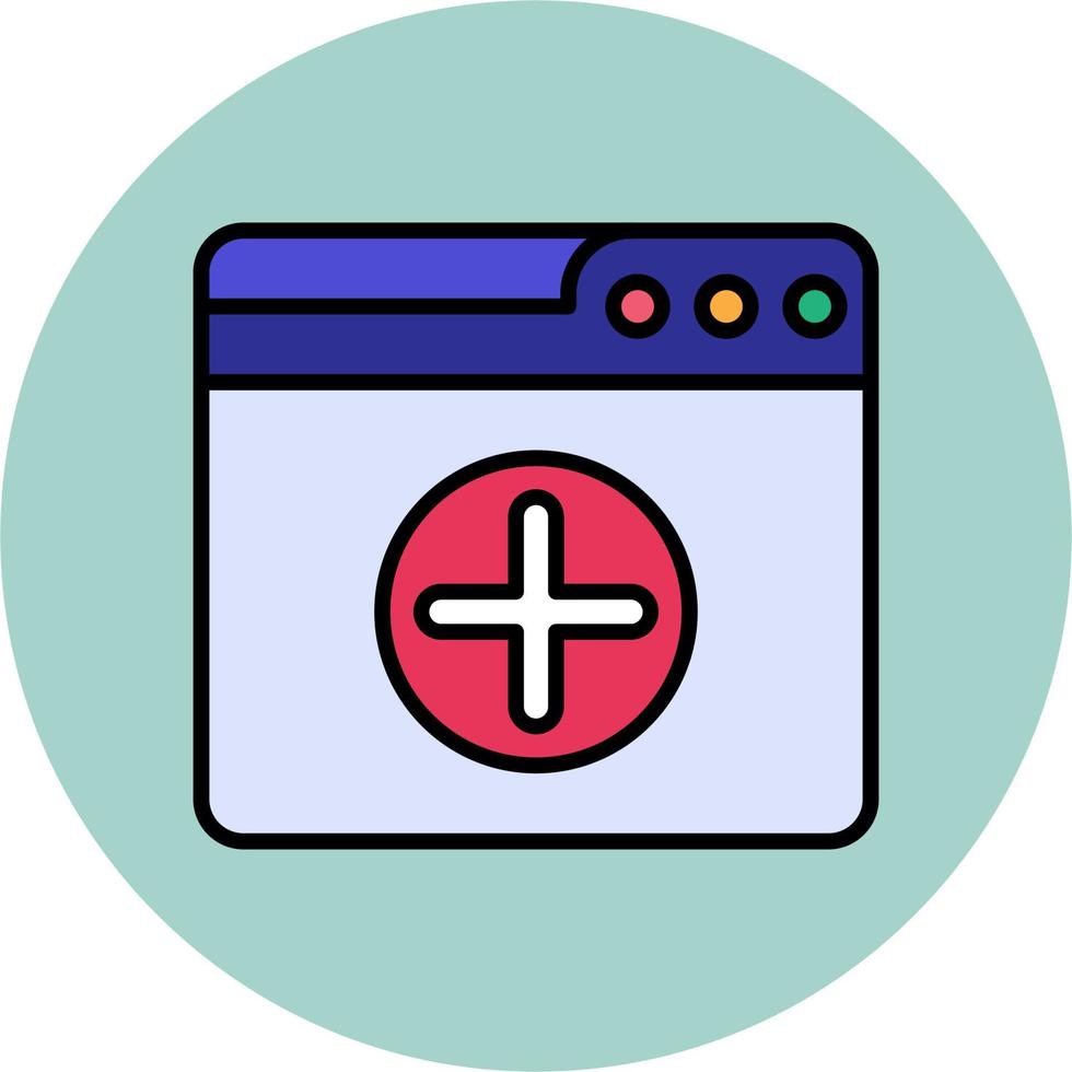 Web New Window Vector Icon