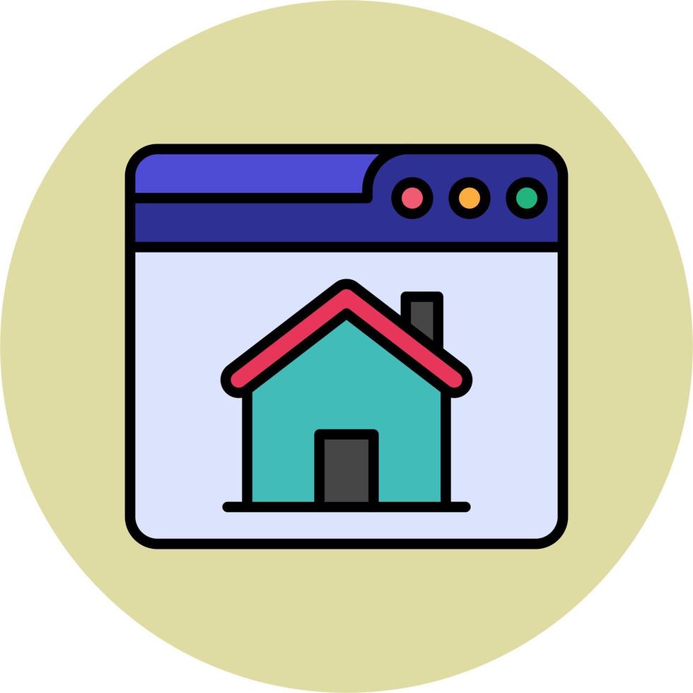 Home Page Vector Icon