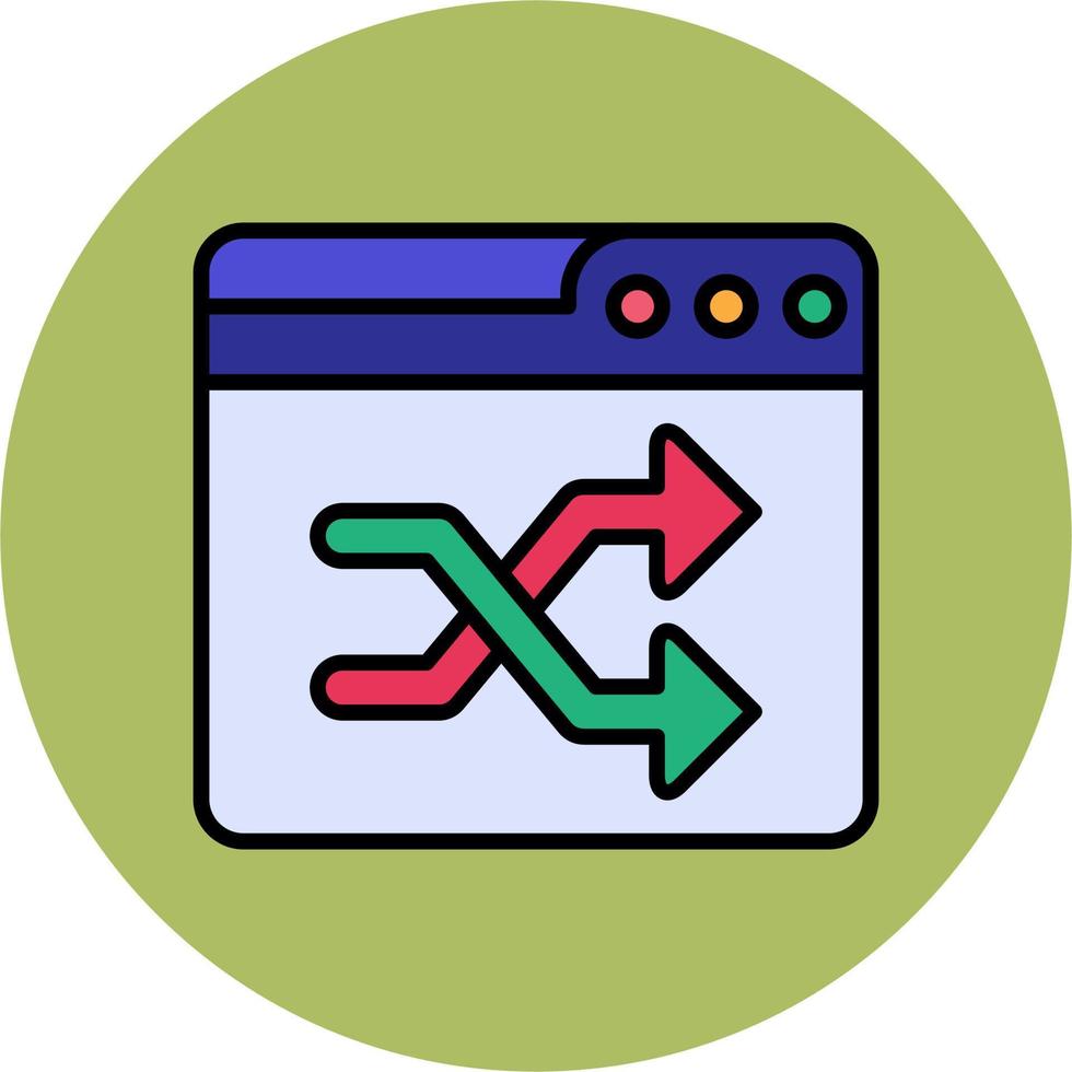 Web Random Vector Icon