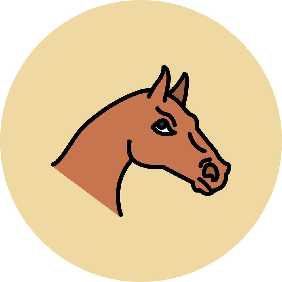 icono de vector de caballo