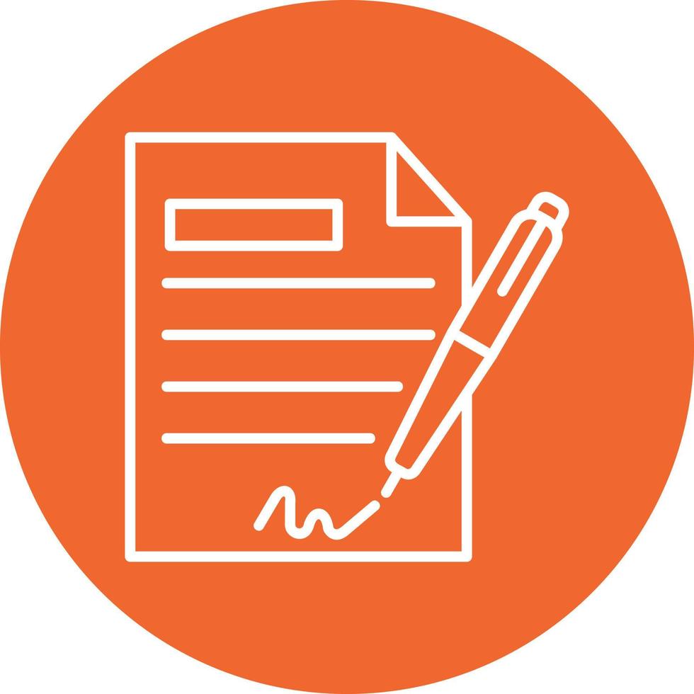 Contract Vector Icon