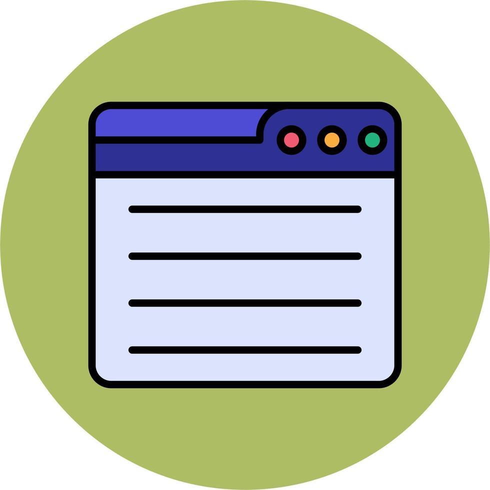 Web Site Vector Icon