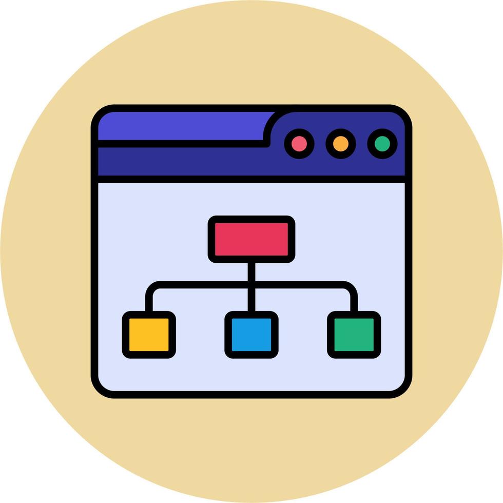 Site Map Vector Icon