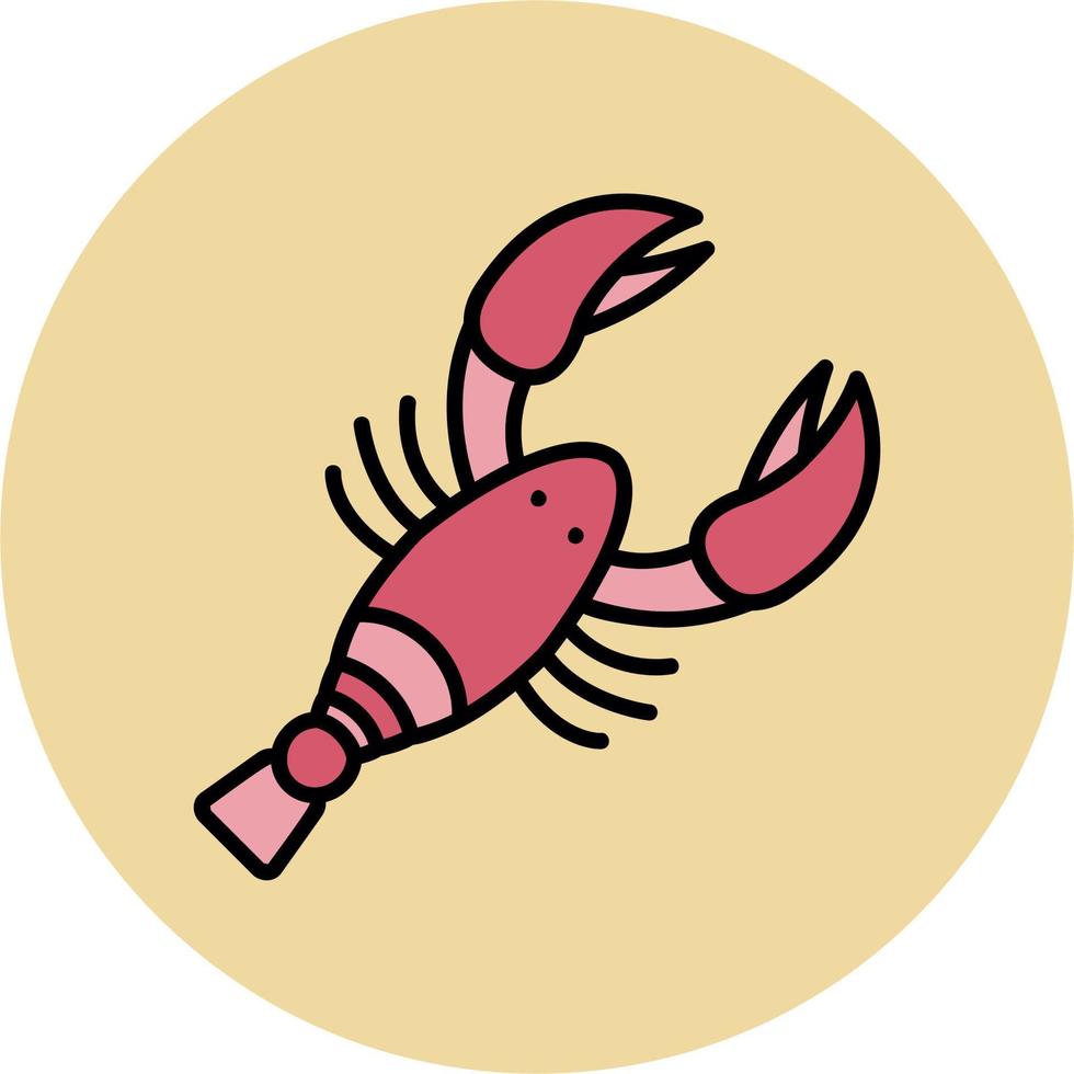 Lobster Vector Icon