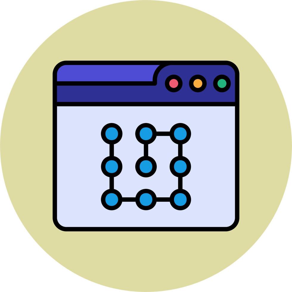 Web Pattern Vector Icon
