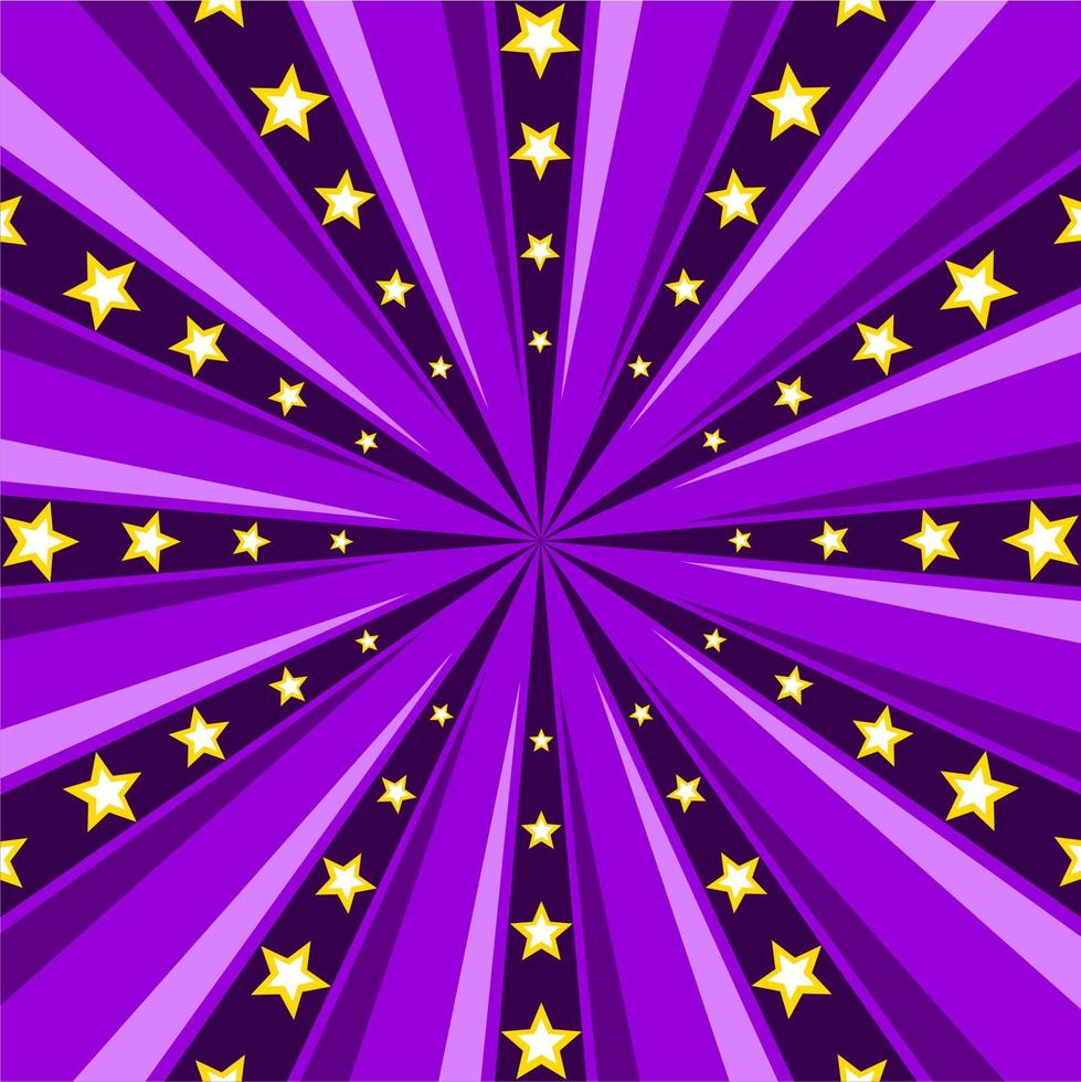 púrpura Estallar antecedentes con estrella vector