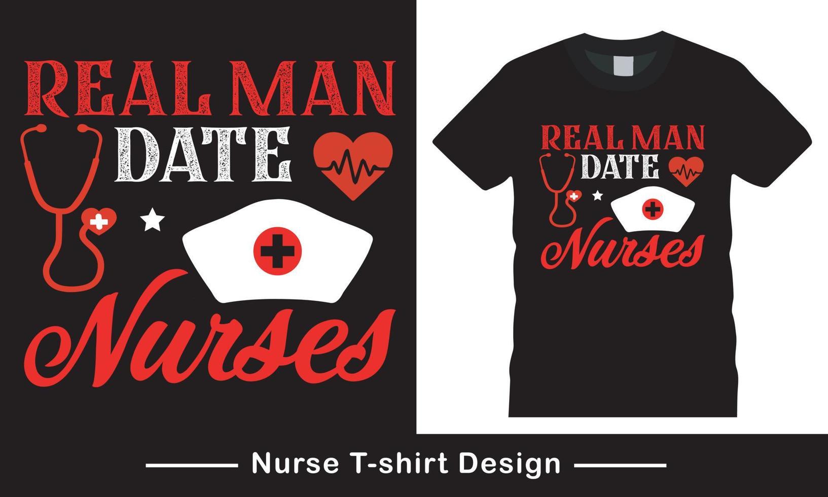 Nurse T shirt design, typography, vintage free Vector