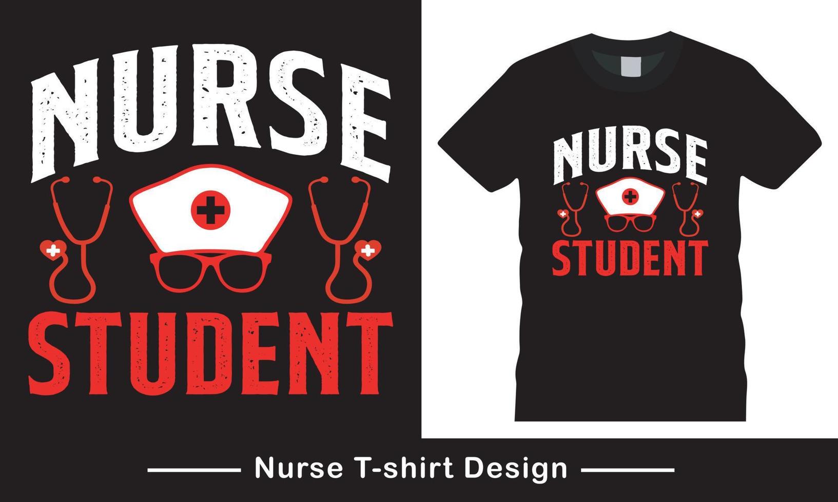 nurse t shirt vector
