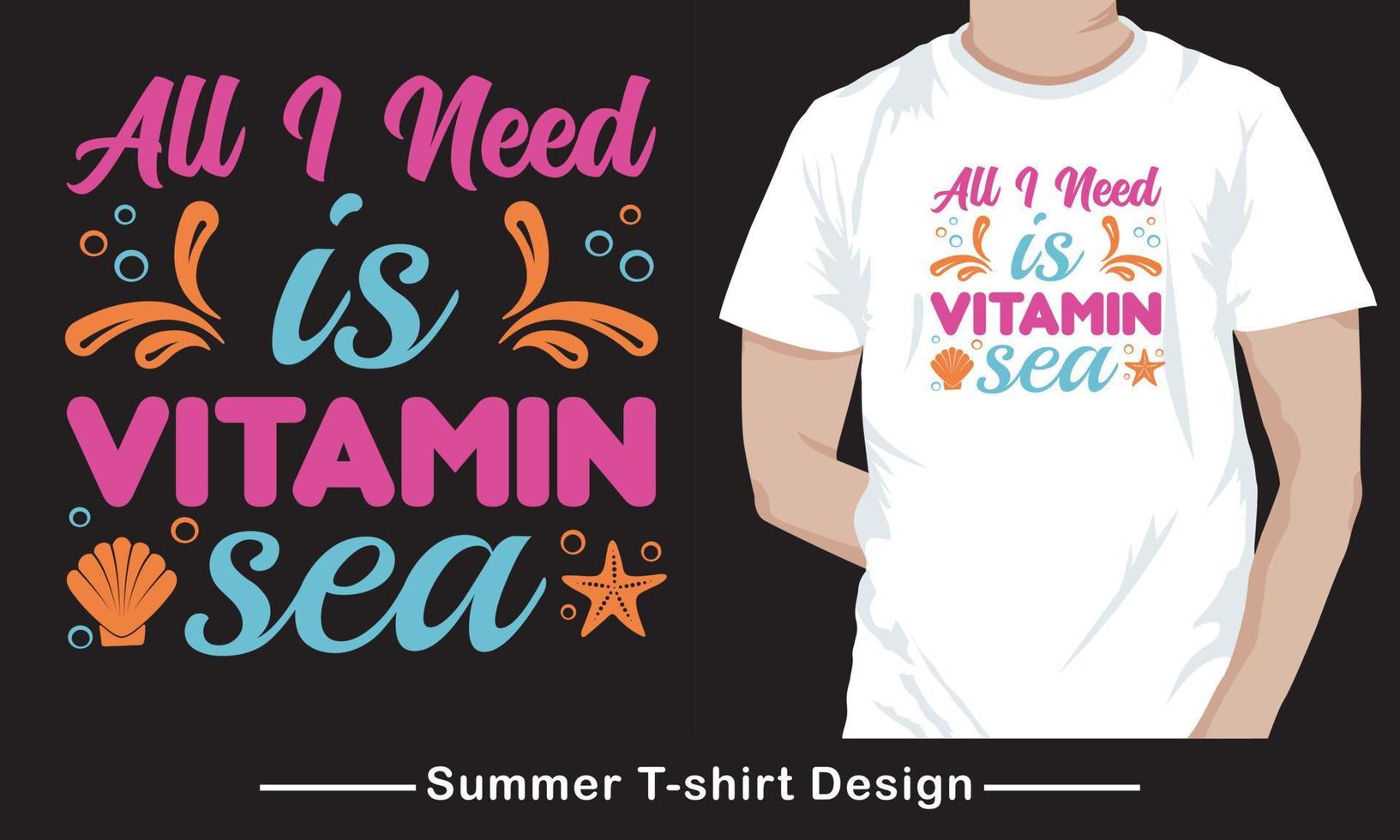 Summer party t shirt design, typography vector free file