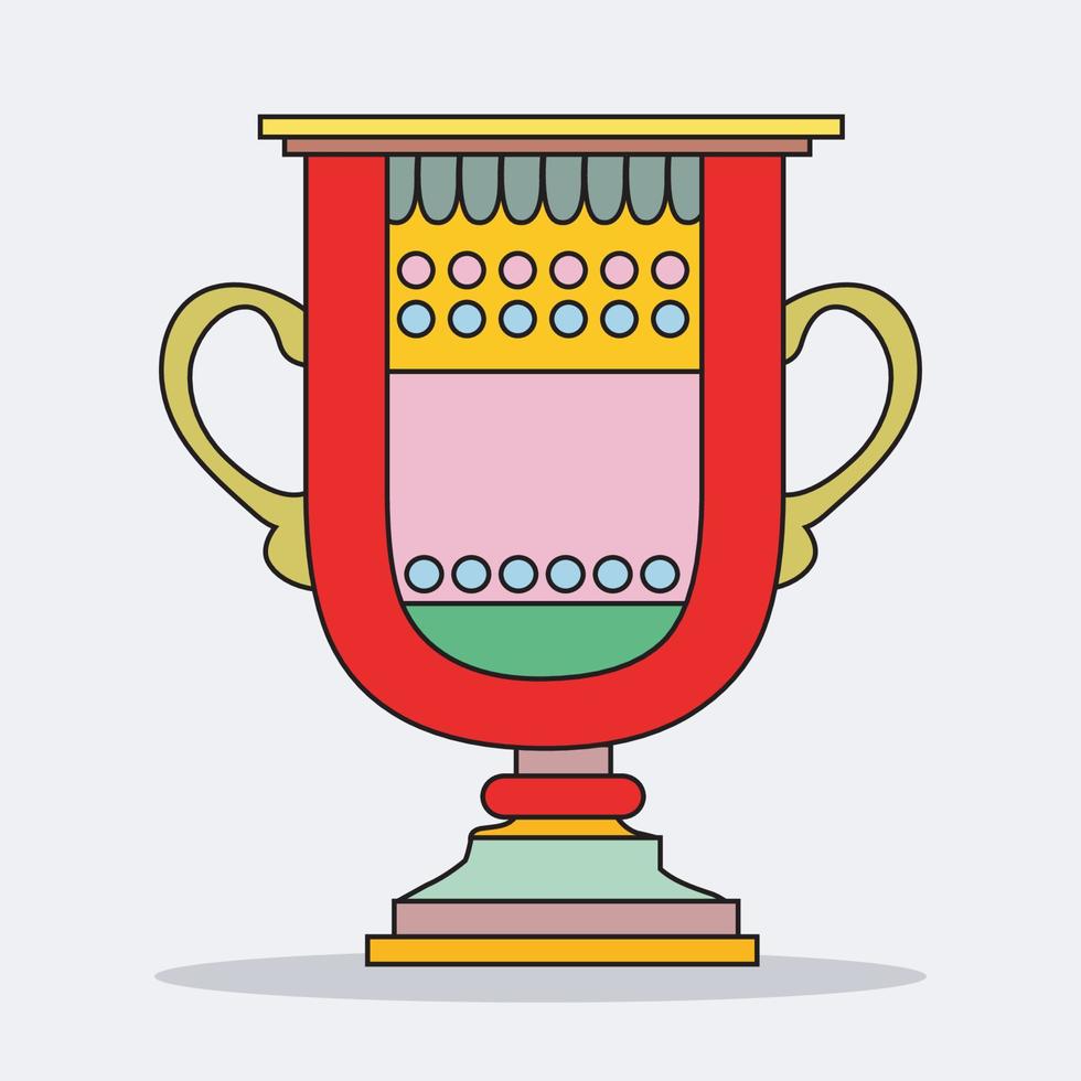 Champions trophy cup Free Vector