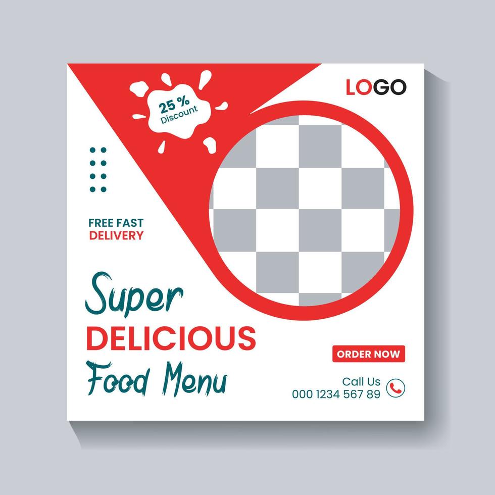 Delicious Food Restaurant Banner Free Vector