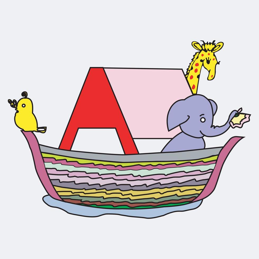 Noahs Ark vector Free Vector