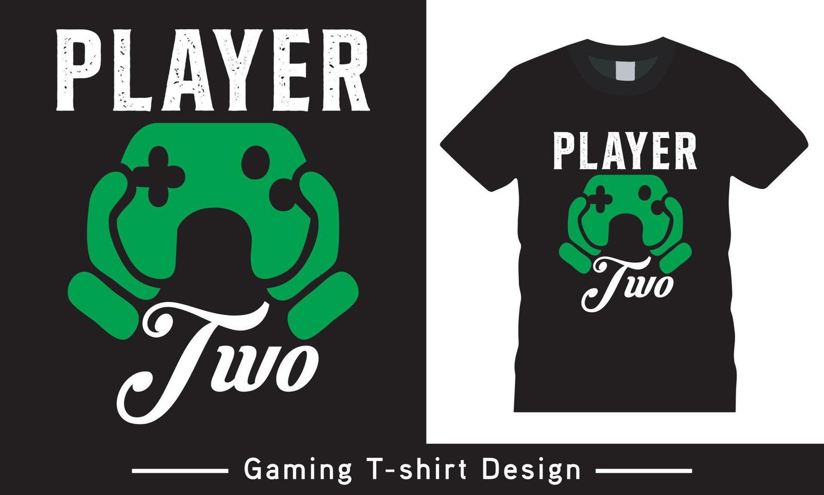Typography game t shirt template design Free Vector
