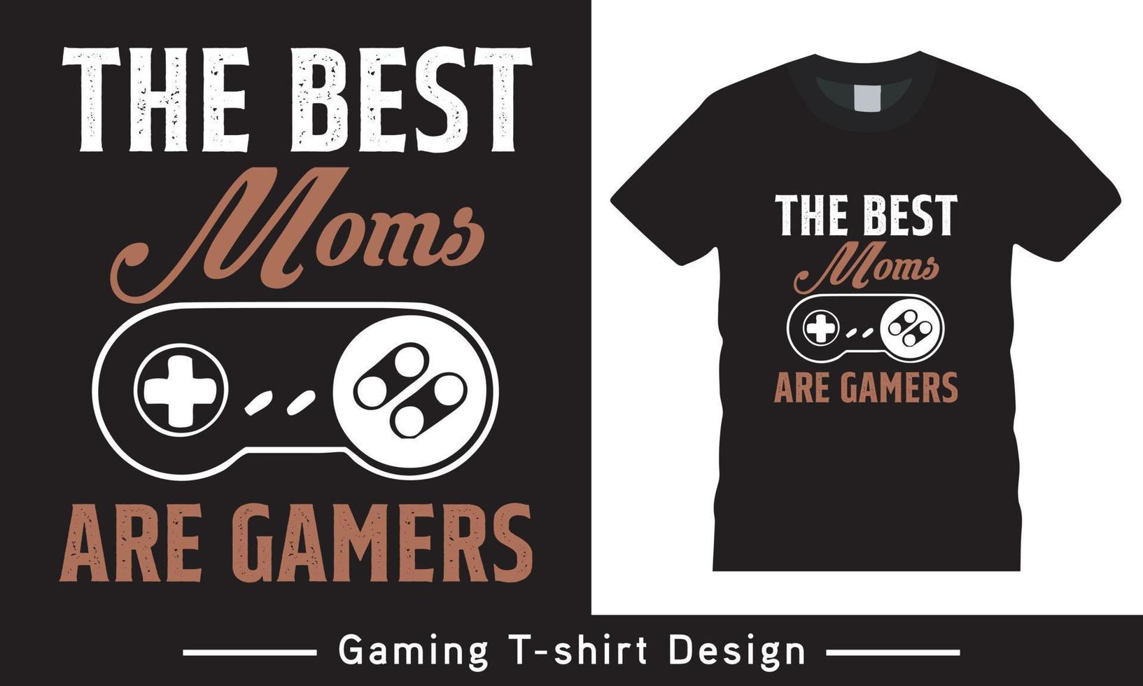 Typography vector game lover t shirt template design Free Vector
