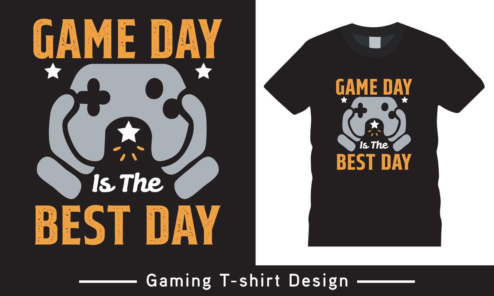 Typography vector game lover t shirt template design Free Vector