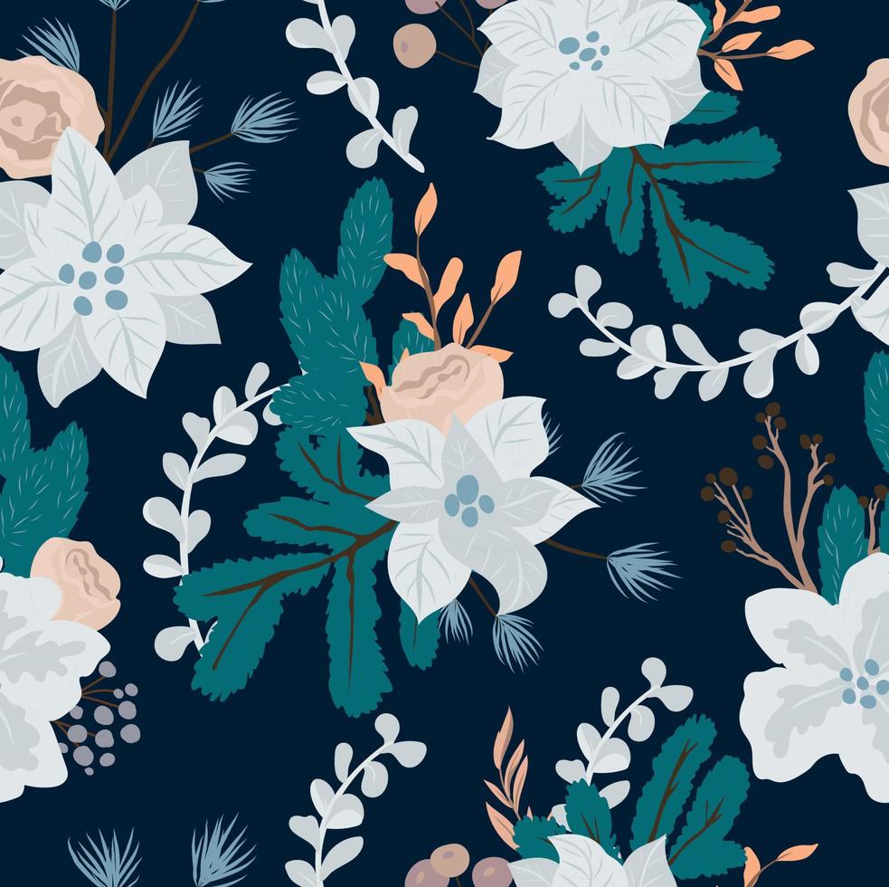 Christmas seamless pattern. vector