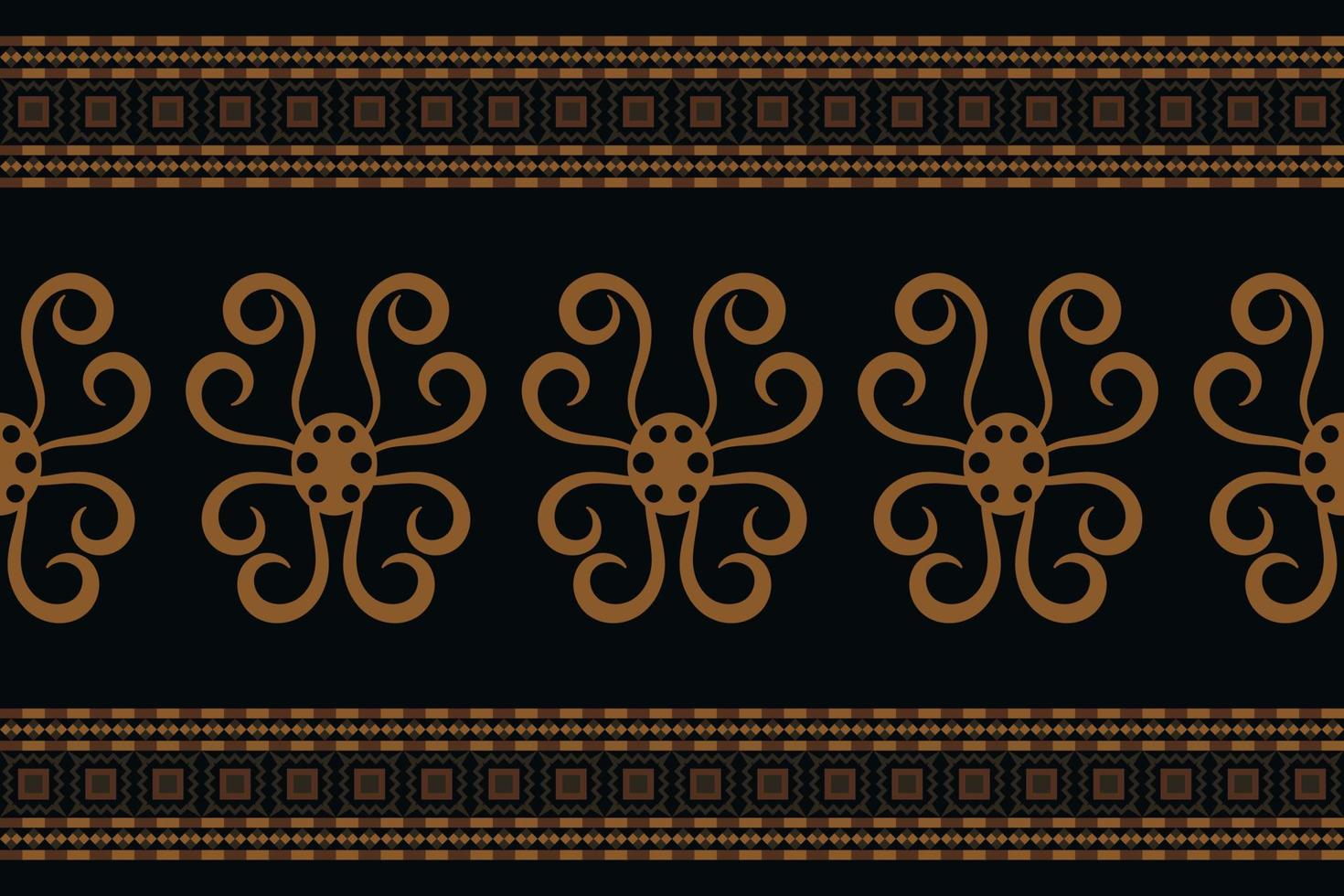 patrón de tejido étnico estilo geométrico. sarong azteca étnico oriental patrón tradicional fondo negro oscuro. resumen, vector, ilustración. uso para textura, ropa, envoltura, decoración, alfombra. vector