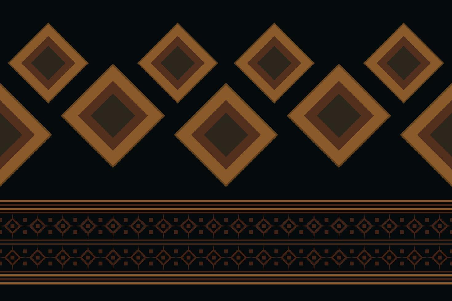 patrón de tejido étnico estilo geométrico. sarong azteca étnico oriental patrón tradicional fondo negro oscuro. resumen, vector, ilustración. uso para textura, ropa, envoltura, decoración, alfombra. vector