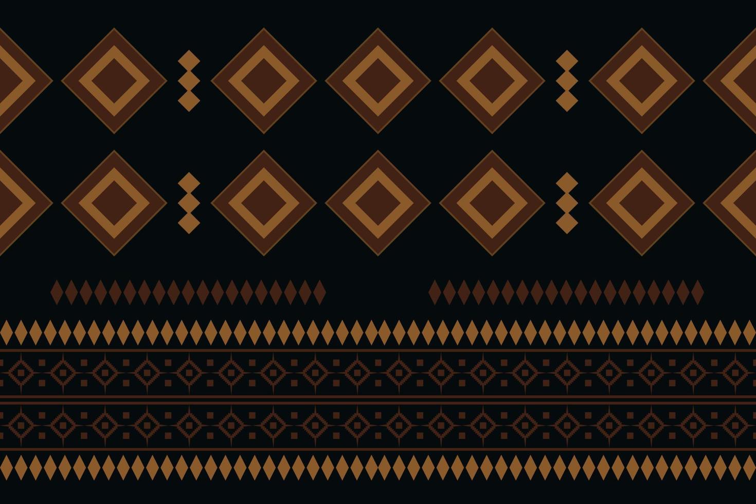 Ethnic fabric pattern geometric style. Sarong Aztec Ethnic oriental pattern traditional dark black background. Abstract,vector,illustration. use for texture,clothing,wrapping,decoration,carpet. vector