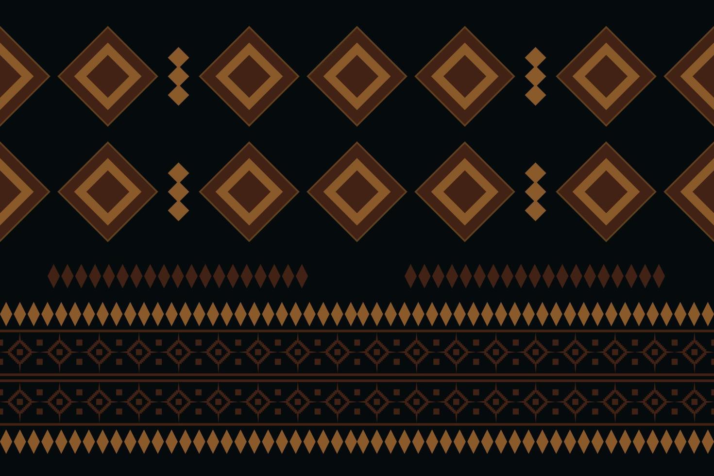 Ethnic fabric pattern geometric style. Sarong Aztec Ethnic oriental pattern traditional dark black background. Abstract,vector,illustration. use for texture,clothing,wrapping,decoration,carpet. vector