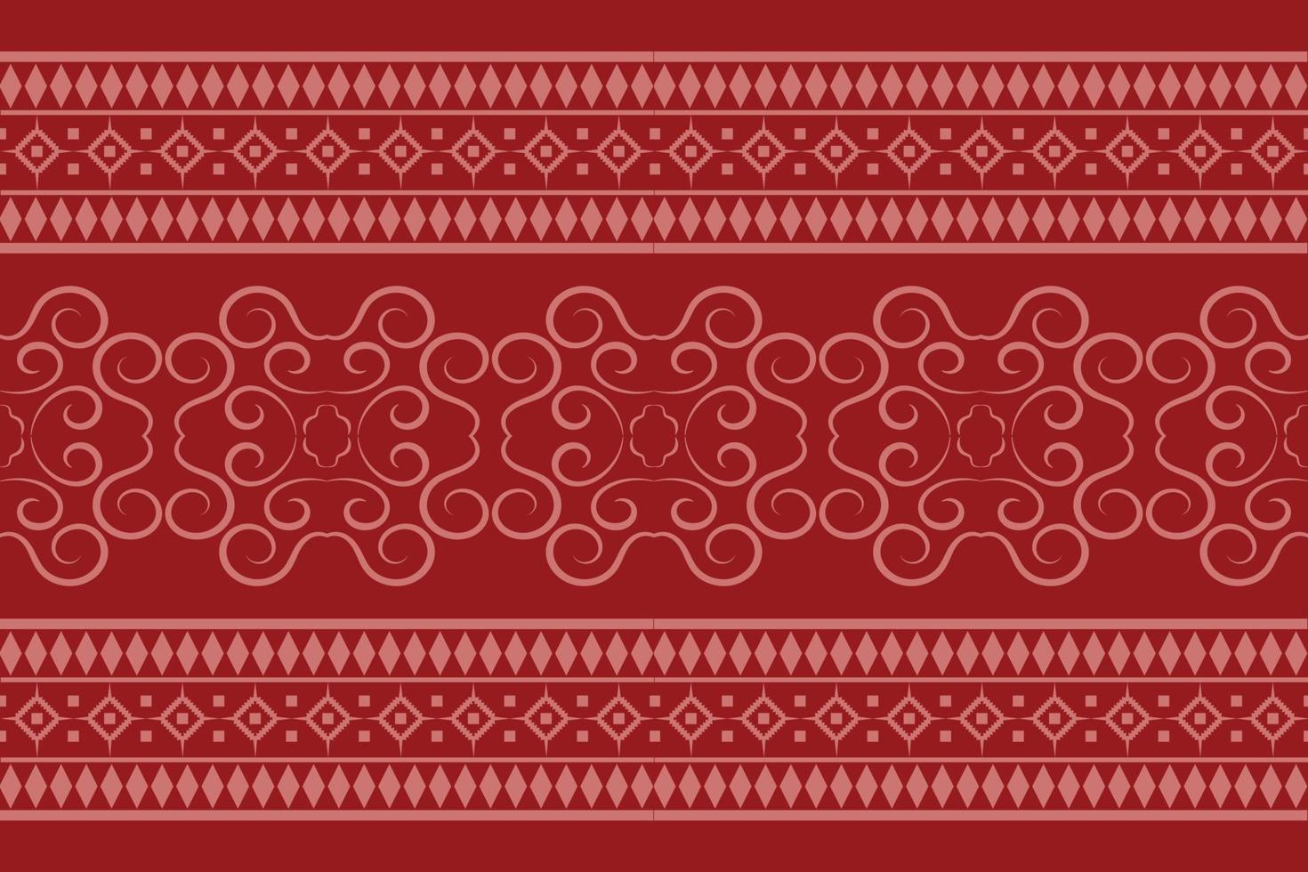 patrón de tejido étnico estilo geométrico. sarong azteca étnico oriental patrón tradicional fondo rojo carmesí. resumen, vector, ilustración. uso para textura, ropa, envoltura, decoración, alfombra. vector