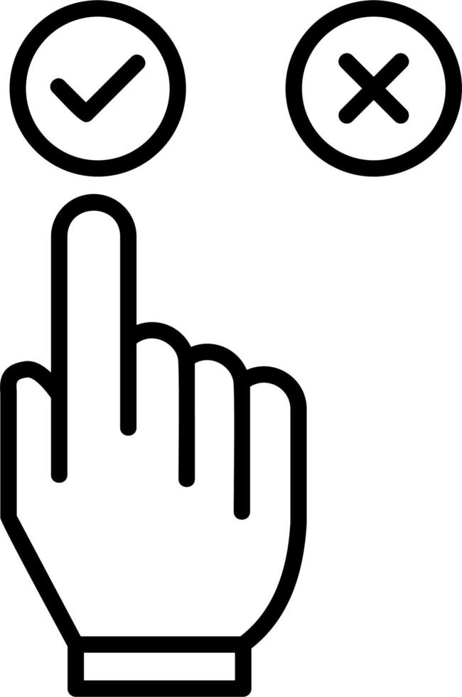 Good Choice Vector Icon