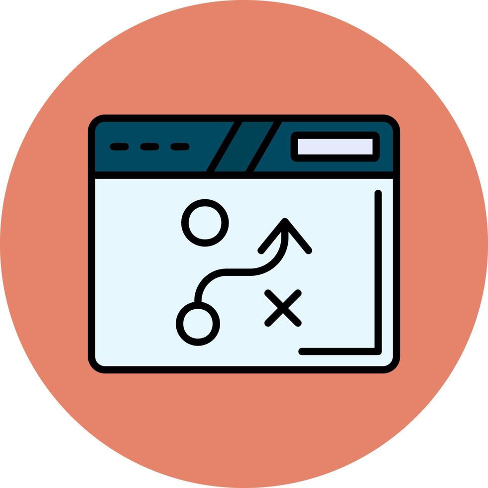 Strategic Plan Vector Icon