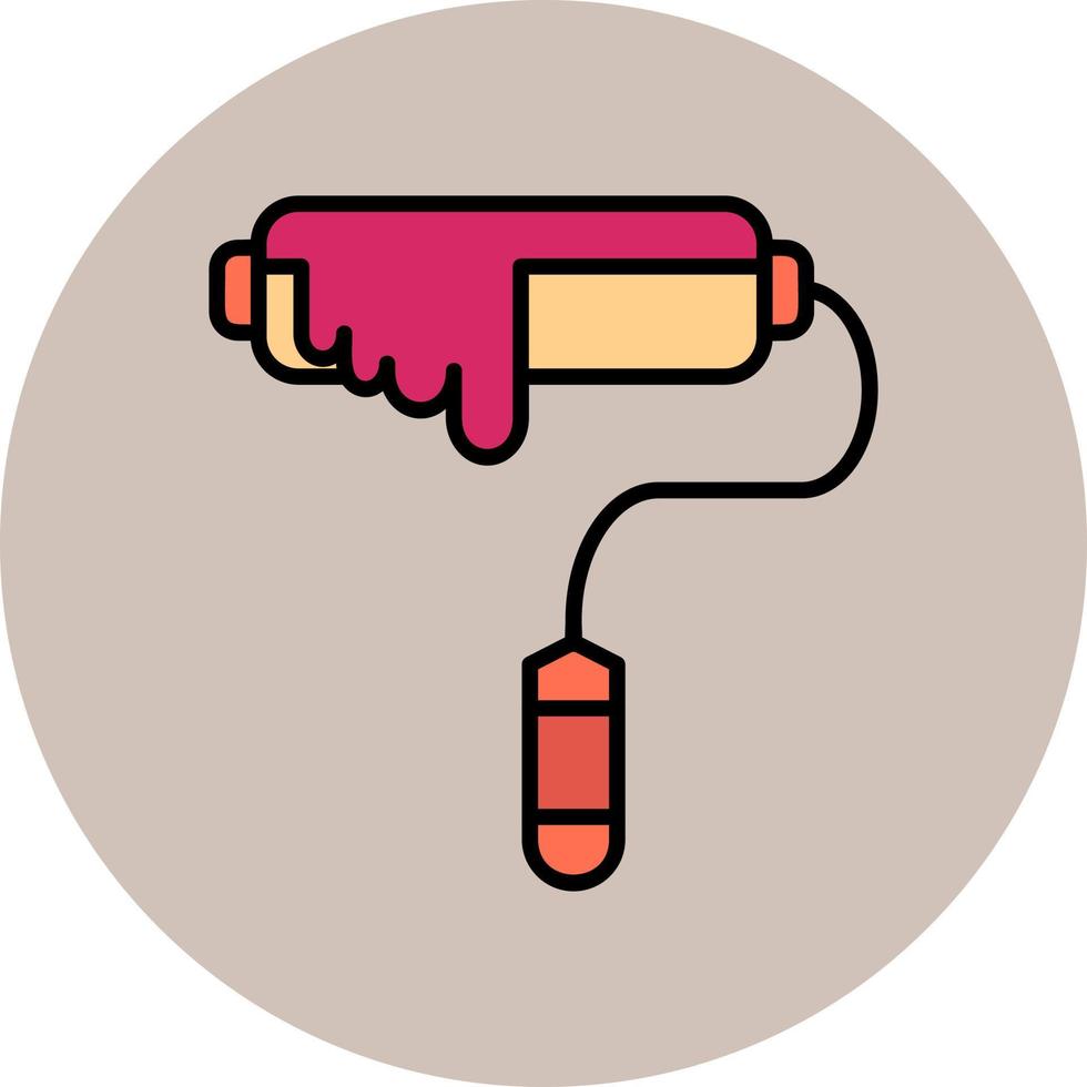 Paint Roll Vector Icon