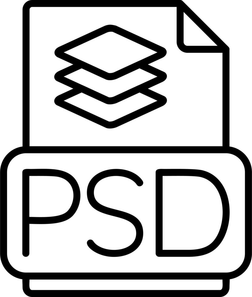 psd archivo vector icono