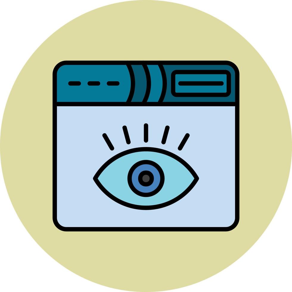 Web Vision Vector Icon