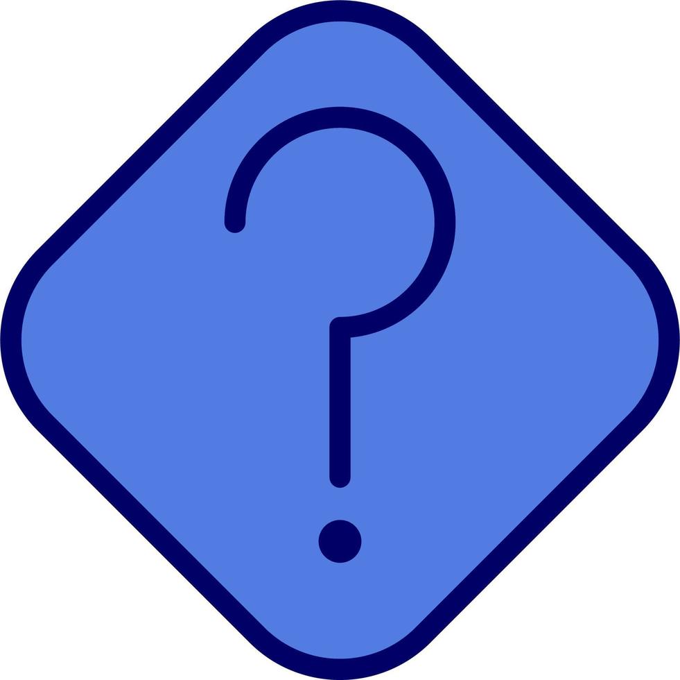 icono de vector de signo de interrogación