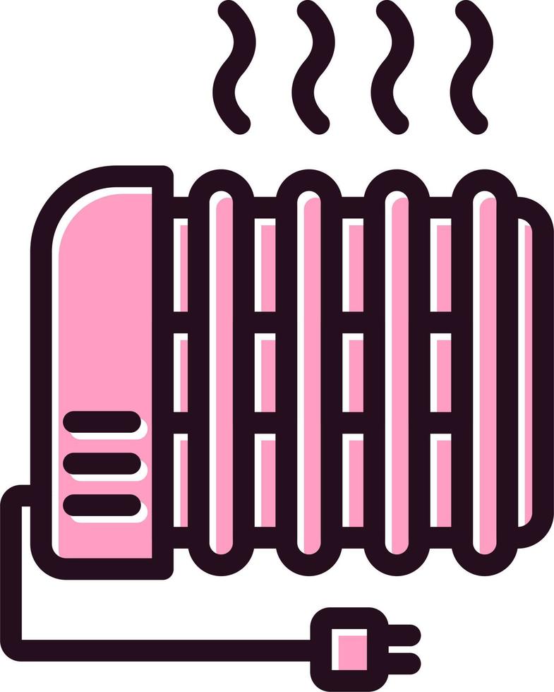 Radiator Heating Vector Icon