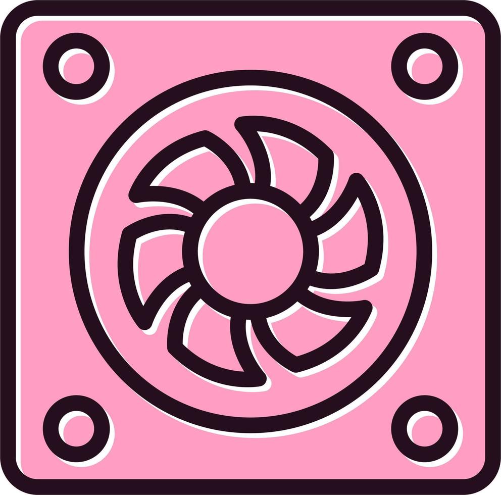 Cooling Fan Vector Icon
