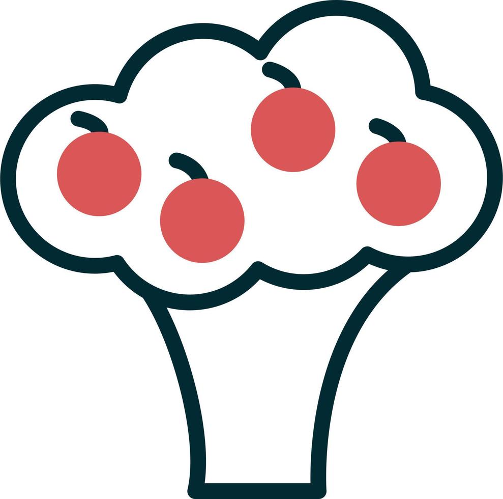 Apple tree Vector Icon