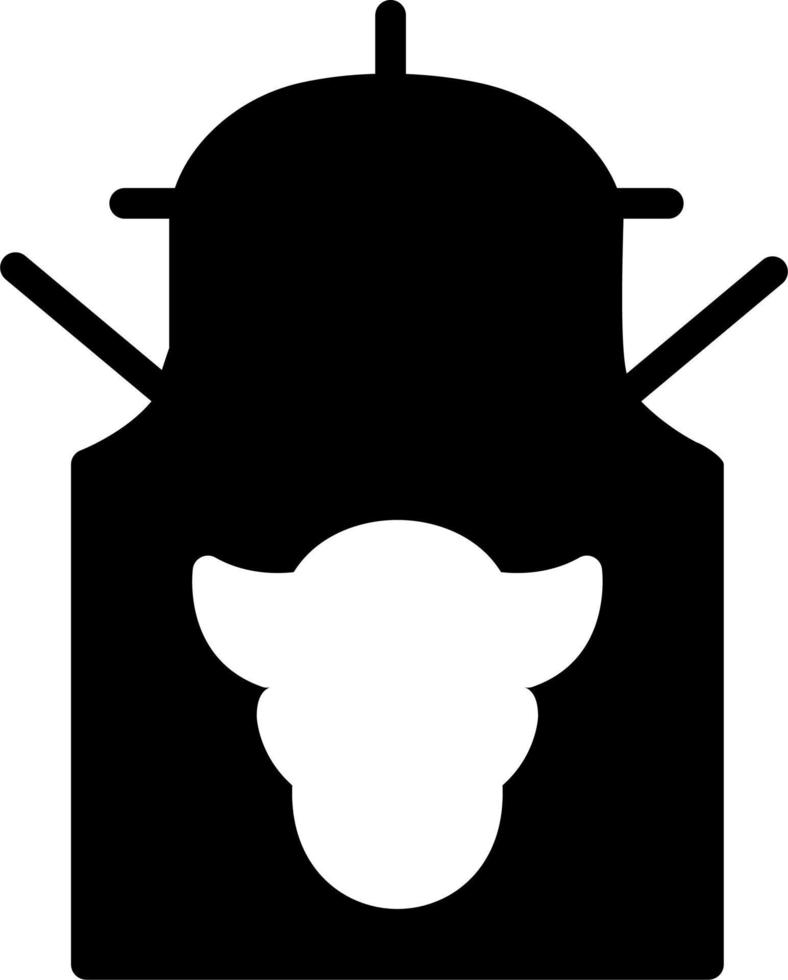 Leche tanque vector icono