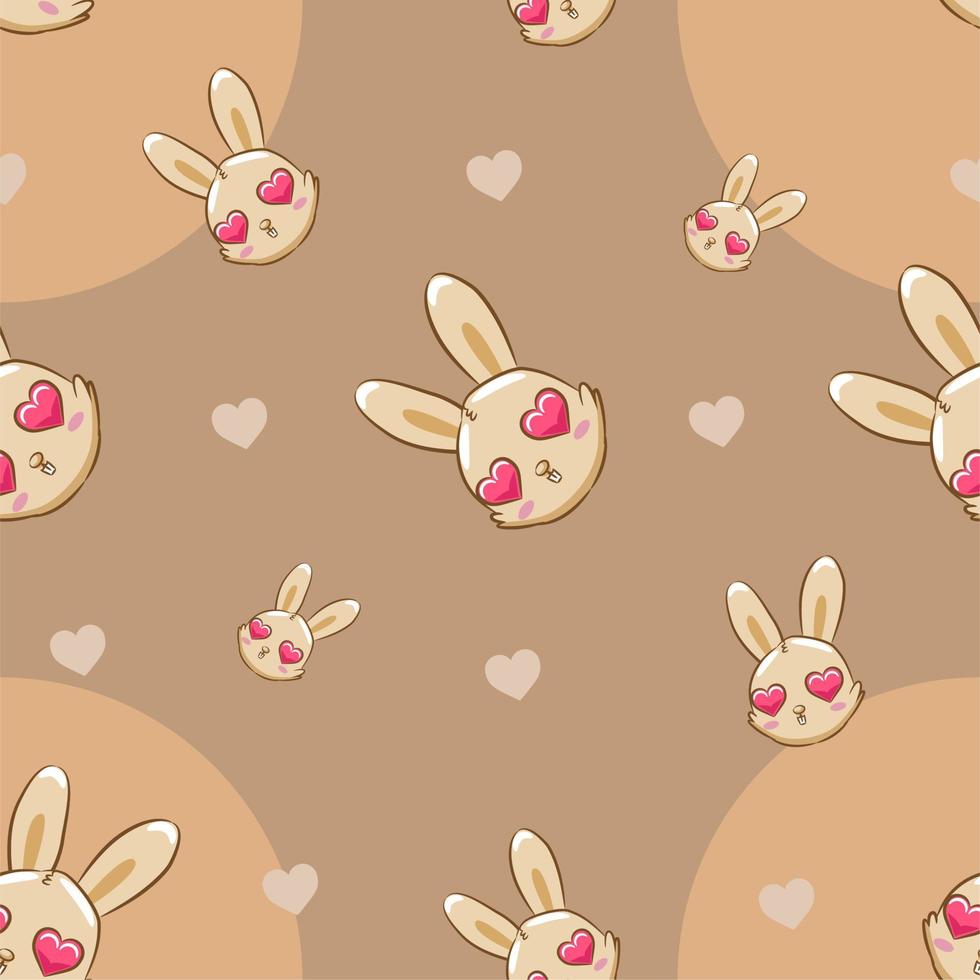 Bunny pattern background seamless vector