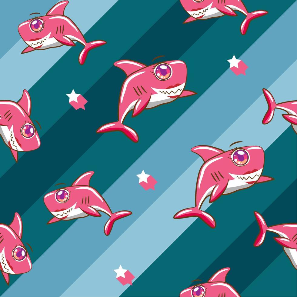 Shark pattern background seamless 20433893 Vector Art at Vecteezy