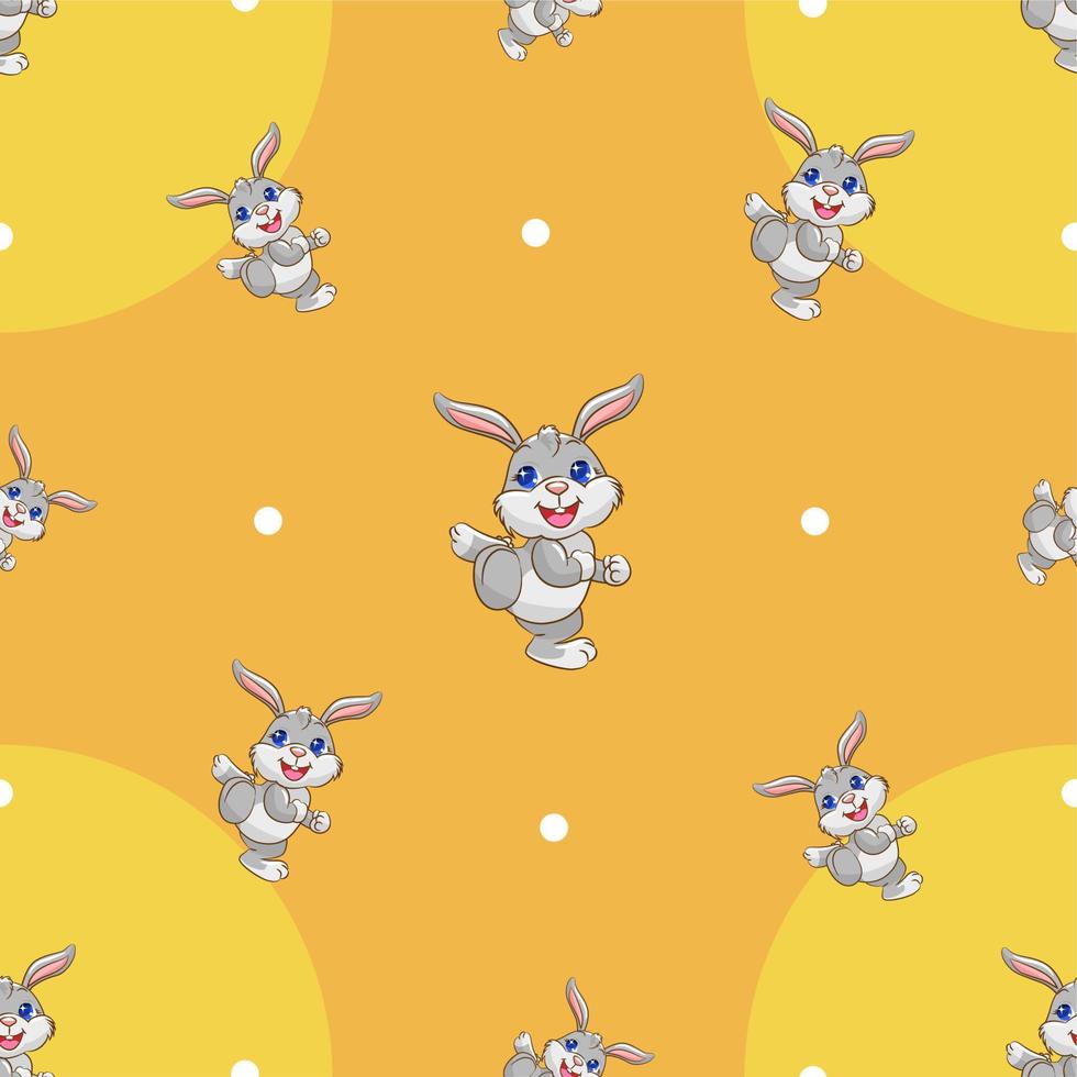 Bunny pattern background seamless vector