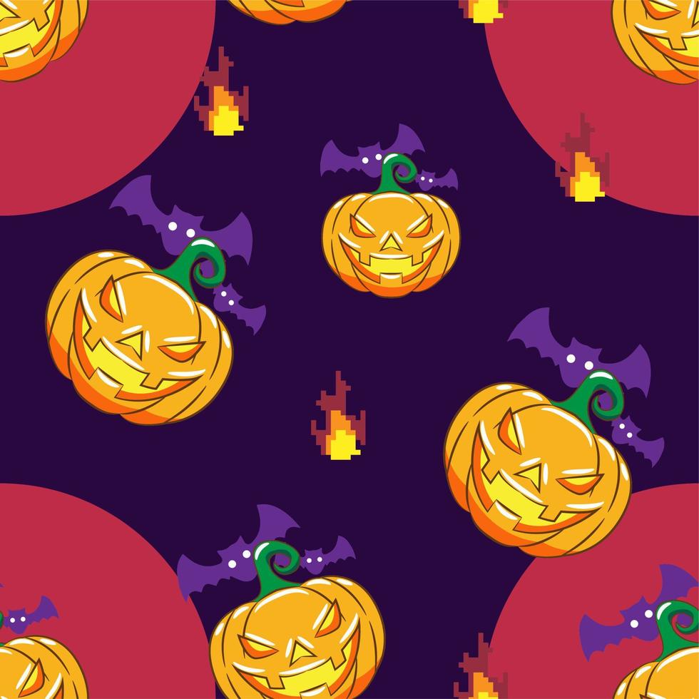 Pumpkin pattern background seamless 20433986 Vector Art at Vecteezy