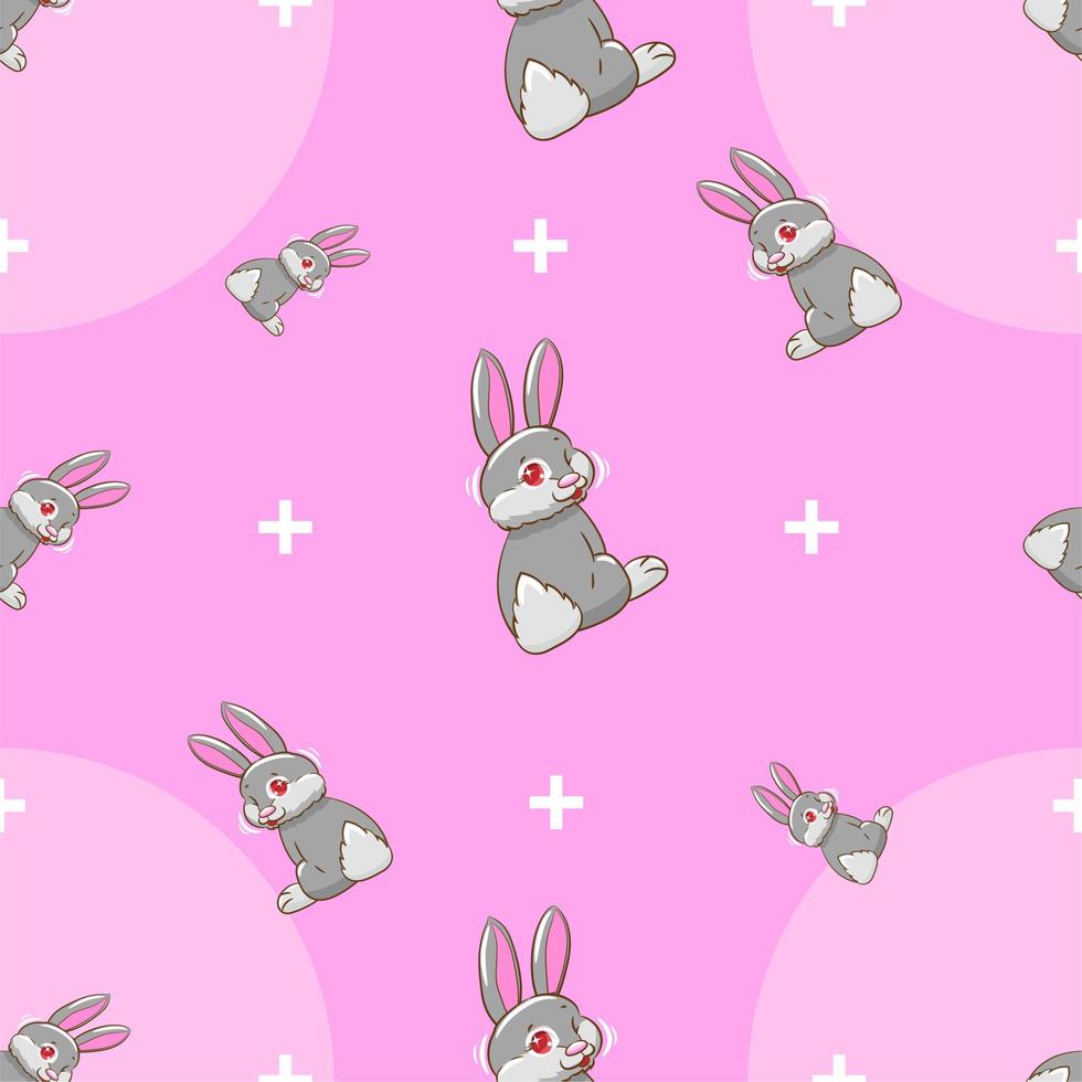 Bunny pattern background seamless vector