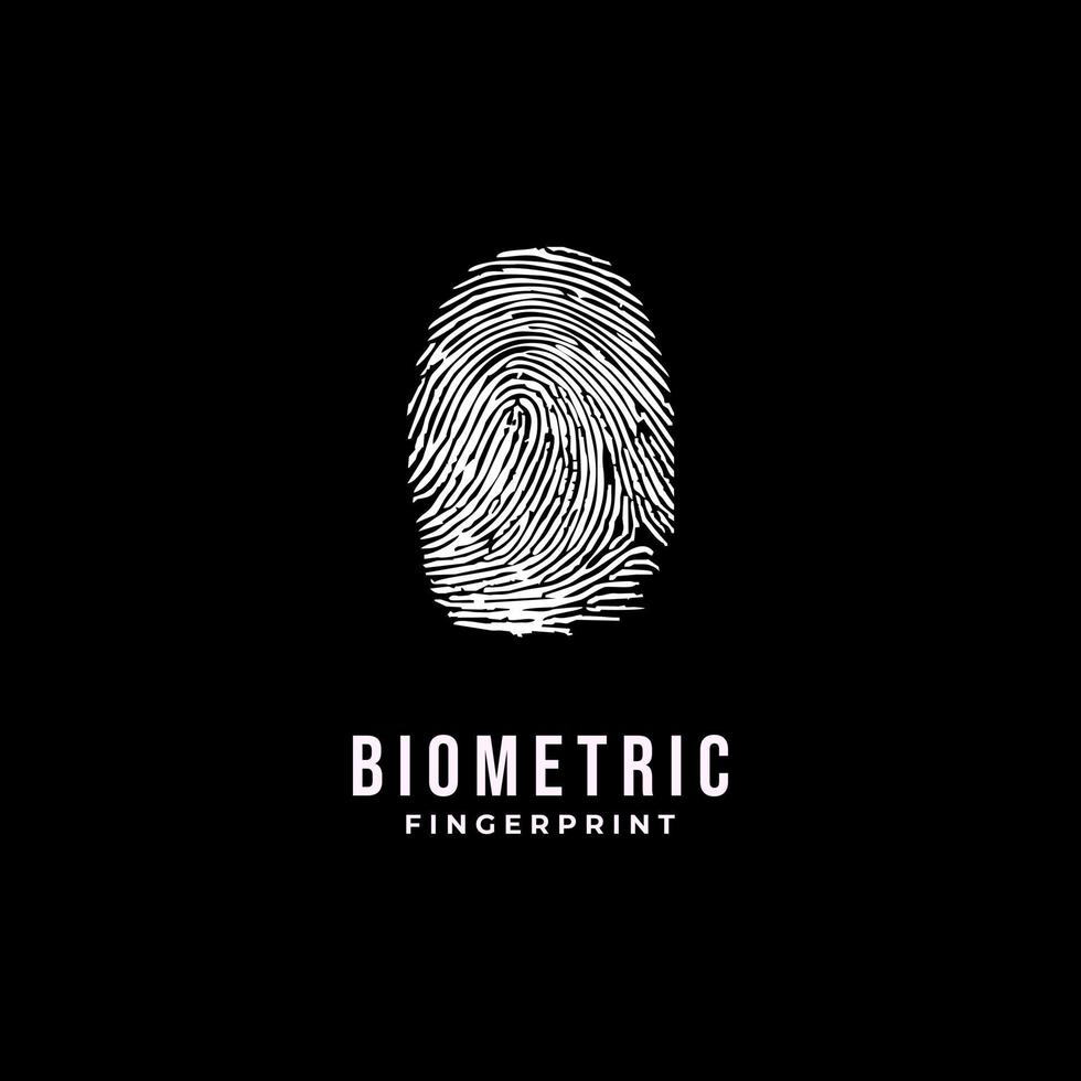 fingerprint biometric vector template. finger stamp graphic