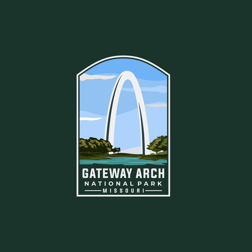 Gateway Arch National Park Vector Template Saint Louis Missouri gateway-arch-national-park-vector-template-saint-louis-missouri