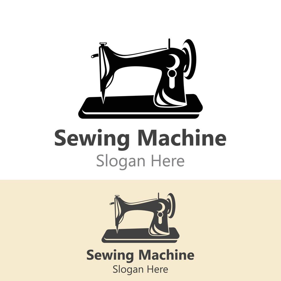 Sewing Machine Logo design concept, Tailor Sewing vector, Fashion Simple Design Template vector